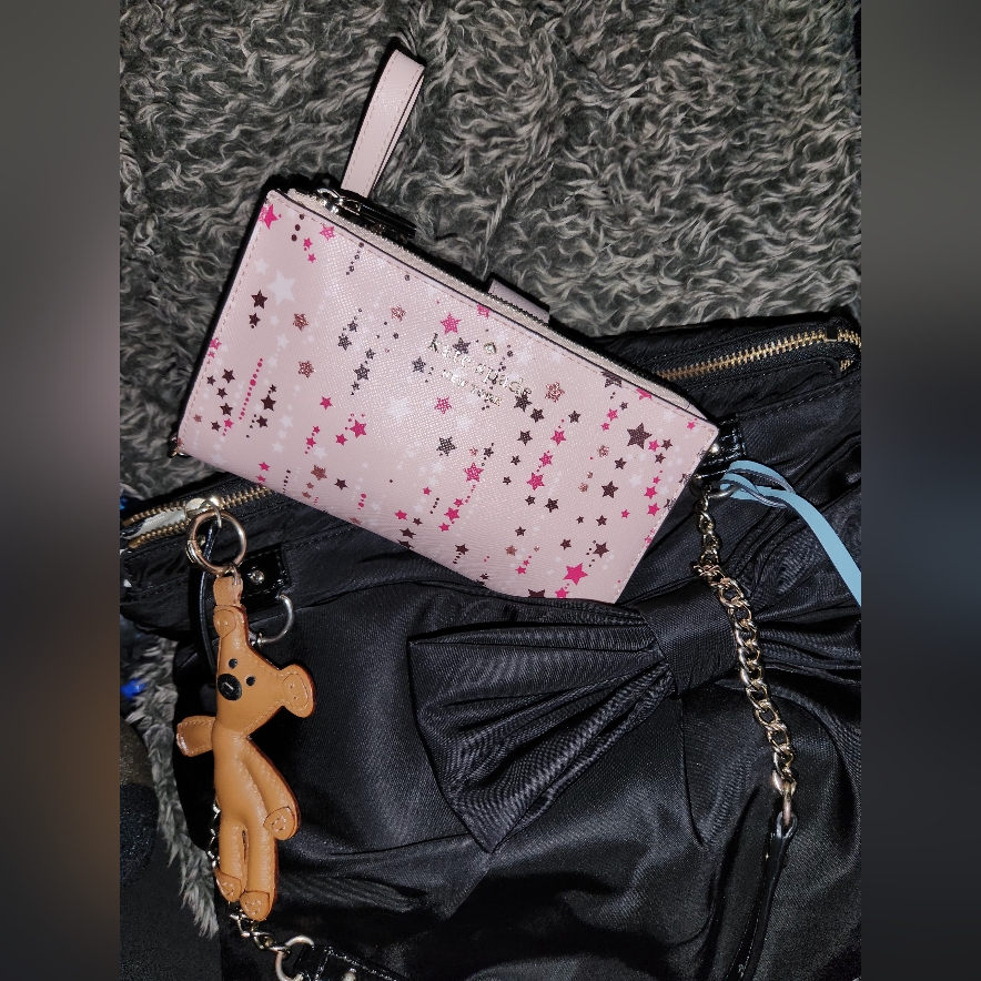 Kate Spade Twinkle Little Star Cell Phone Wallet Wristlet Very Rare Htf